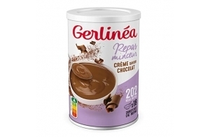 Gerlinéa - Crème Repas Minceur - Substitut de Repas Complet et Rapide - Saveur : Chocolat - 192686