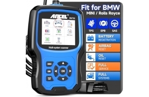 ANCEL BM700 Scanner Professionnel en français pour Les Véhicules BMW Outil Diagnostic ABS SRS ESP avec Reset CBS EPB SAS Pompe à Carburant Enregistrement de la Batterie Régénération FAP EGS Adaption