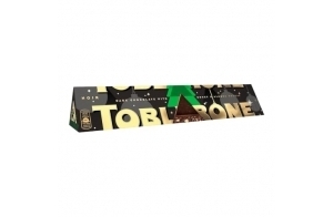 TOBLERONE - Barre Toblerone au Chocolat Noir avec Nougat au Miel et aux Amandes - Chocolat de Noël - Idée Cadeau de Noël - à Partager ou à Offrir - Barre de 360g