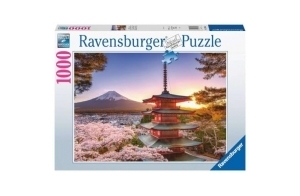 Ravensburger - Puzzle 1000 pièces - Cerisiers en fleurs du Mont Fuji - Adultes et enfants dès 14 ans - Puzzle de qualité supérieure -17090