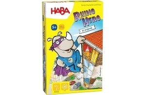 HABA Rhino Hero Jeu de société pour Enfant, 302273, Multicolore, Talla única