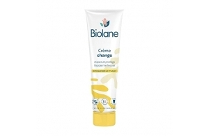 BIOLANE - Creme change bebe dermo pédiatrie - Siège Bébé - Protège et répare les irritations - Soin pour la peau - 98% Ingrèdients Naturels - Tube 100ml - Fabriqué en France