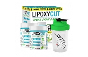 DRAINEUR BRULE GRAISSE Lipoxycut - Boisson Minceur - Shake, Drink & Burn - Brûle Graisse - Shake Perte de Poids - Programme 30 J - Laboratoire Français Eric Favre - Pomme/Citron (Shaker Offert)