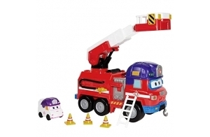 Super Wings Ensemble de Jouets de Sauvetage - Ambulances Zoey & Moteurs d'incendie Jeet,Jouets D'éveil pour Enfants avec Effets Sonores et Lumineux,Jouet Enfant 3 4 5 6 7 8 Ans Garcon Fille