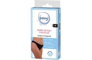 INTIMY CARE - Bas De Maillot De Bain Menstruel - Taille 42 - Adapté À La Baignade, Protection Contre Les Fuites, Imperméable, Lavable Et Réutilisable