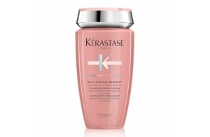 KÉRASTASE Chroma Absolu - Bain Chroma Respect - Shampoing Hydratant Protecteur De Couleur - Acides Aminés & Centella Asiatica - Cheveux Colorés Sensibilisés ou Abîmés - Sans Sulfate - 250 ml