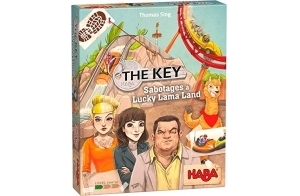 HABA - The Key – Sabotages à Lucky Lama Land - 305856 - Jeu d'enquête - Niveau débutant - 8 ans et plus