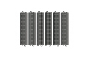 Märklin World 23180 H0 My World - Rails en Plastique ger.180 mm, Lot de 6