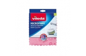 Vileda 4081 Eponge – Noyau éponge en microfibres avec capacité d'absorption très haut et matériau en microfibre pour haute puissance de nettoyage – Sauna - Coloris aléatoire