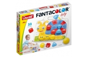 Quercetti - 4400 Fantacolor Baby Basic - Mosaïques pour Le Premier âge