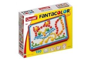 Quercetti- 0920 Fantacolor Portable Loisirs Créatifs - Jeu De Mosaïques