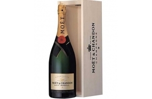 Moet & Chandon Imperial Brut Champagne Magnum sous Coffret Bois 1,5 L