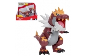 Pokémon Bandai Figurine Rexilius 30cm - Figurines légendaires 30 cm - Grande Figurine Rexilius (Tyrantrum) - Jouet Enfant 4 Ans et + - JW3422