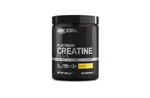 Optimum Nutrition Platinum Creatine Plus, complément alimentaire pour augmenter la puissance et la performance, avec magnésium Aquamin pour l'équilibre hydrique, saveur Ananas, 50 portions, 350 g