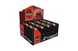 Coffret de 24 Rochers Suchard 35g. L'Original Noir - Le chocolat depuis 1826 - Délicieux, intense en cacao et fondant à la fois