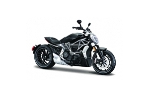 Maisto Ducati X Diavel S 1:12 Modèle réduit de moto 5-20101 Noir Taille Unique, Centre