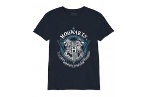 Harry Potter « Blue Hogwarts » BOHAPOMTS159 T-Shirt Garçon, Navy, Taille 6 Ans