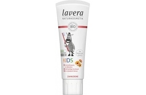 lavera Dentifrice Kids sans Fluor/Sans Colorants Vegan Cosmétiques naturels Ingrédients végétaux bio 100% naturel 75ml