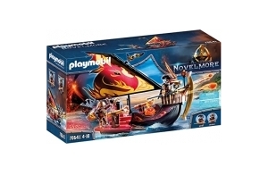 PLAYMOBIL 70641 Navire de combat des Burnham Raiders - Novelmore- Novelmore - navire novelmore