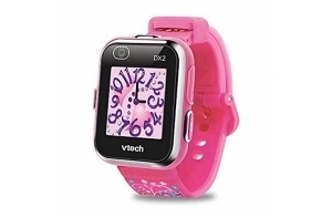 VTech - KidiZoom SmartWatch DX2 Rose, Montre Digitale Enfant, Photo, Selfie, Vidéo, Écran Tactile Vertical, Jouet High-Tech, Cadeau Enfant et Ado de 5 Ans à 13 Ans - Contenu en Français