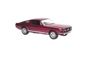 Maisto- Tavitoys, 1/24 Special Ford Gris Véhicule Fastback Echelle 1/24-Couleur aléatoire, 31260BL, Rouge, Mustang GT 67