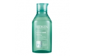 Redken Shampoing Purificateur Amino Mint, Pour Cheveux Gras & Pointes Sèches, Cible & Purifie les Racines Grasses, 300 ml