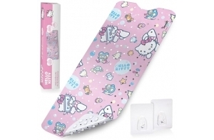 Tapis de bain pour enfant avec motif Hello Kitty I 100 x 40 cm I Tapis antidérapant pour baignoire I Tapis de bain antibactérien avec ventouses I Tapis antidérapant de qualité supérieure