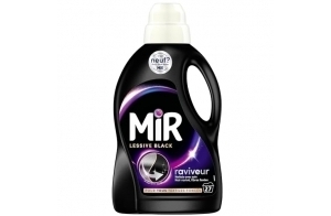 Mir Lessive Liquide Black Main & Machine Formule Unique 3en1, 1.35L