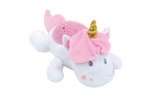 JEMINI Licorne Peluche veilleuse Musicale +/-31 cm, 023961, Moyen