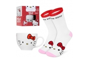 Hello Kitty Coffret Cadeau Mug et Chaussettes pour Femme - Idée Cadeau Femme