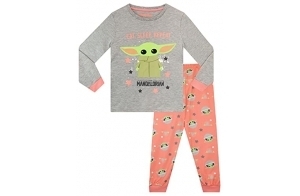 Star Wars Ensemble De Pyjamas Fille The Mandalorian Multicolore 7-8 Ans