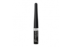 Rimmel - Eyeliner glam'Eyes - Application Facile et Précise - Couleurs intenses - 001 Black glamour - 3,5ml