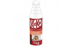 KITKAT Sauce -Topping Nappage Sauce KITKAT Chocolat Croustillant - A partir de Gaufrettes KITKAT - Cacao Certifié Rainforest Alliance - 1kg​