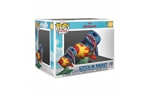 Funko Pop! Rides Super Deluxe: Disney Stitch Rocket - Disney: Lilo & Stitch - Figurine en Vinyle à Collectionner - Idée de Cadeau - Produits Officiels - Jouets pour Les Enfants et Adultes