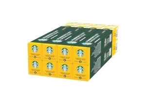 STARBUCKS Blonde Espresso Roast By Nespresso, Non aromatisé, 8 x 10 capsules (80 capsules)
