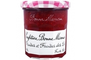 Bonne Maman Confiture aux fraises et fraises des bois - Le pot de 370g