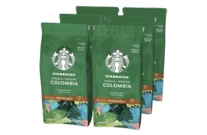 STARBUCKS Single-Origin Colombia, Torréfaction Ambrée, Café Moulu 200g (Pack de 6)