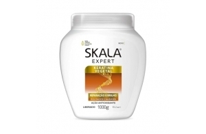 -Skala Expert- Masque à la kératine végétale/Crème revitalisante - 1000 ml - 100% végétalien - Cheveux profondément hydratés et réparés