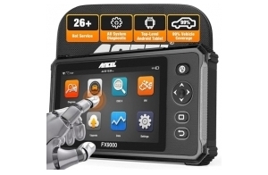 ANCEL FX9000 OBD2 Scanner Outil de Diagnostic de Tout Le Système Lecteur de Code Automobile avec 26 Services, Saignement ABS, BMS, DPF, IMMO, étalonnage SAS, EPB, TPMS, Réinitialisation de l'huile