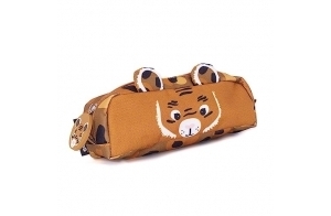 Les Déglingos Trousse Scolaire Simple Speculos Le Tigre École Maternelle à CP Garçon/Fille Trousse Animale Amusante Dès 3 Ans Polyester Recyclé, 1 Unité