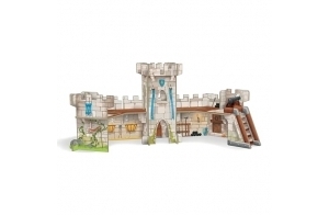 Papo- Mini château des Chevaliers ENVIRONEMENT ISIPLAY, 33107, Multicolore