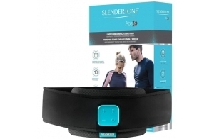 Slendertone ABS8, Ceinture de Tonification Abdominale Mixte Noir 61-107 cm