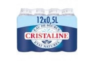 Cristaline - Carton de 24 bouteilles de 50cl