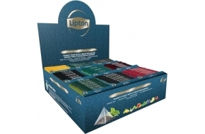 Lipton, Exclusive Collection, Coffret Thés et Infusions, 9 Goûts Différents, Vitalité, Certifié Rainforest Alliance, 108 Sachets Pyramide