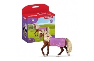 schleich 42468 Horse Club Figurine Étalon Paso Fino Spectacle équestre - Étalon Réaliste et Détaillé avec Couverture - Figurine schleich pour Garçons et Filles, Cadeau Enfant dès 5 Ans