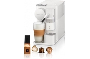 Nespresso De'Longhi Nespresso Lattissima One Evo EN510.W, Machine a Café Capsule, Expresso et Cappuccino, 1450W, Blanc