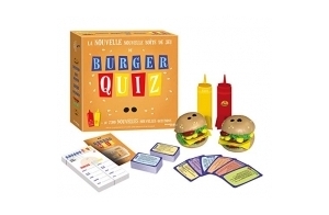 Dujardin – Burger Quiz – Jeu de société – Jeu télévisé – Répondez aux questions et gagnez le plus de Miam – Se joue en famille et entre amis – 2 à 7 joueurs – Dès 12 ans