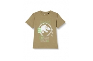 Jurassic Park BOJUPAMTS035 T-Shirt, Kaki, 10 Ans Garçon