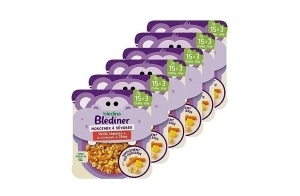 Blédina Morceaux à Dévorer avec Petits Légumes à la Provençale & Pâtes, 6 x 200g