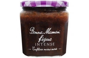 Bonne Maman - Confiture Figue Intense - Riche en Fruits et moins sucrée - 335g